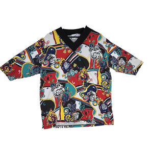 Vtg MoonCraft Shirt Womens S/M 6-14 TurtleNeck Art To Wear Lagenlook Teacher